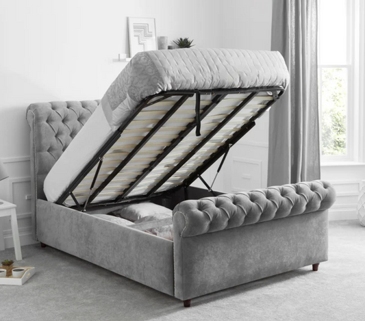 Luxury Chesterfield Sleigh Bed