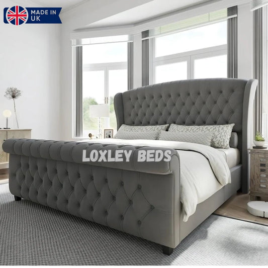 Ottoman Tulip Winged Bed